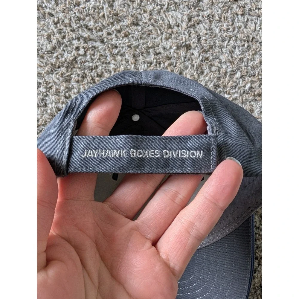 Lawrence Paper Company Jathawk Boxes Division Adult Adjustable Hat Cap USA